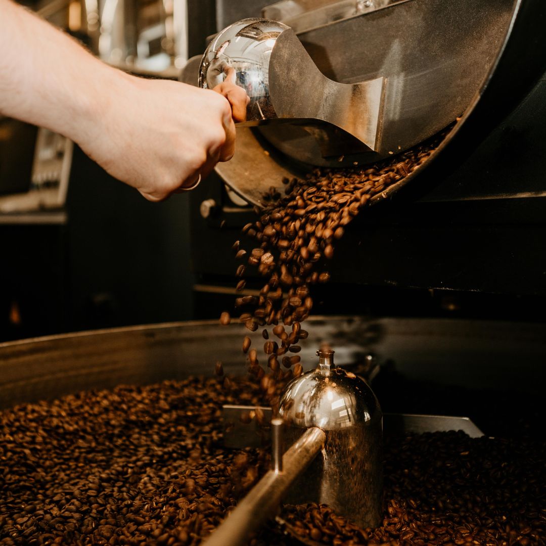 Kaffee aus der Trommelröstung von Barista Royal
