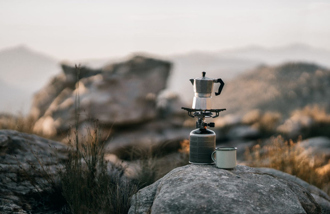 Kaffeekocher für Camping