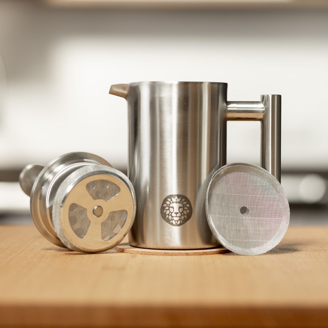 French Press aus Edelstahl