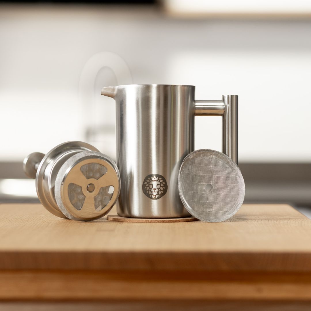 French Press aus Edelstahl