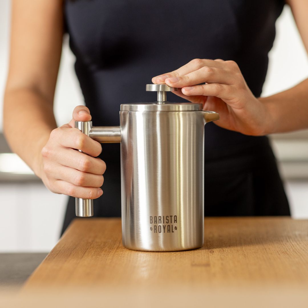 French Press aus Edelstahl