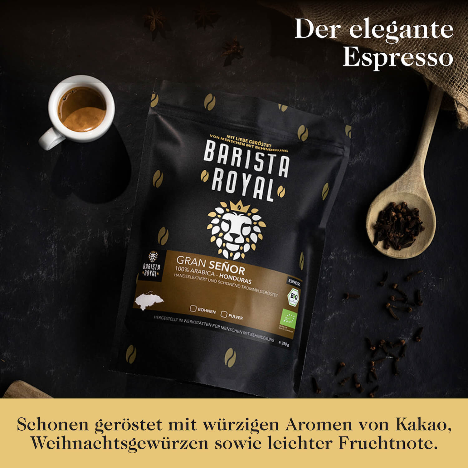 Bio Gran Señor (Espresso) - Bio Gran Señor (Espresso) - Barista Royal GmbH