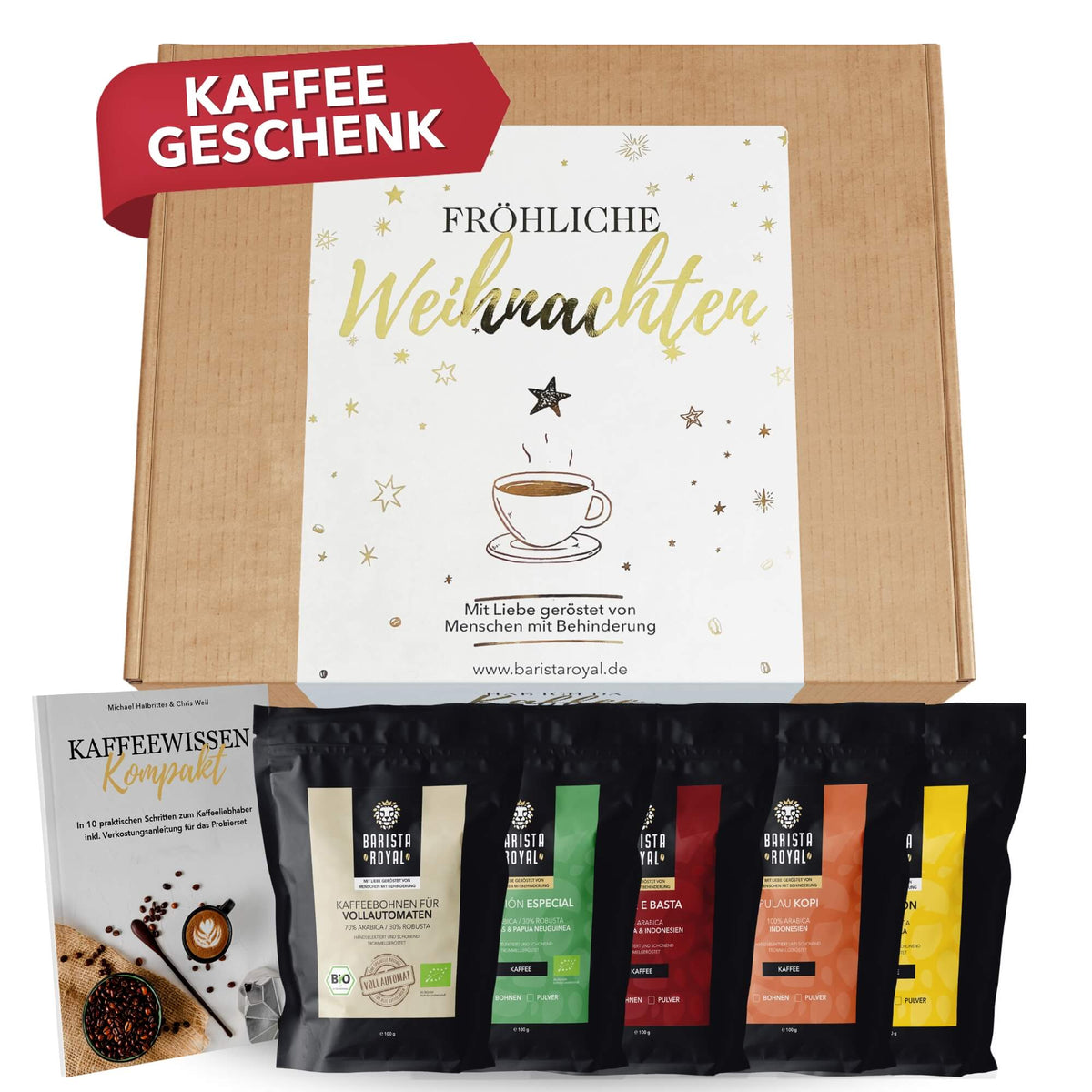 Kaffee Geschenkset Weihnachten Barista Royal