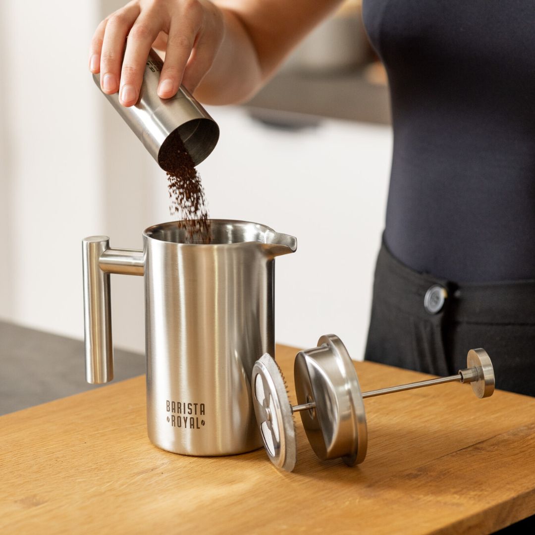 French Press Kaffee zubereiten