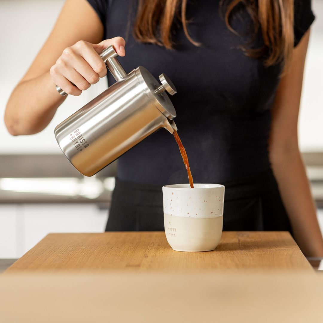 Kaffeebohnen French Press