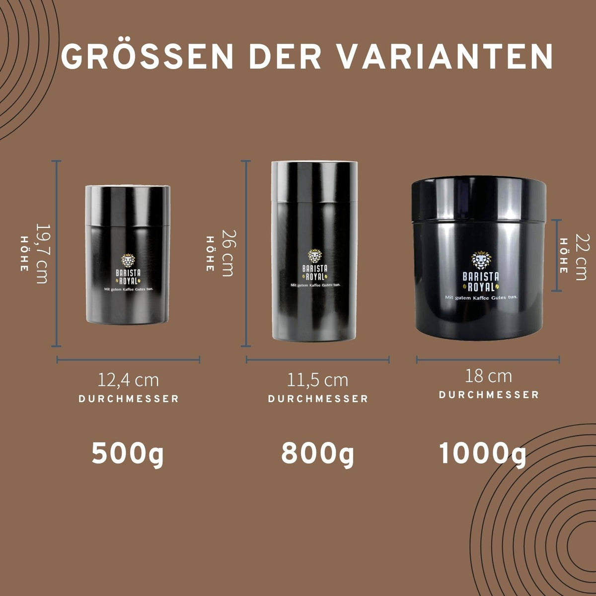 - Barista Royal Vakuumdose / Kaffeedose fĂŒr Kaffeebohnen - Coffeevac - Barista Royal Vakuumdose / Kaffeedose fĂŒr Kaffeebohnen - Coffeevac - Barista Royal GmbH