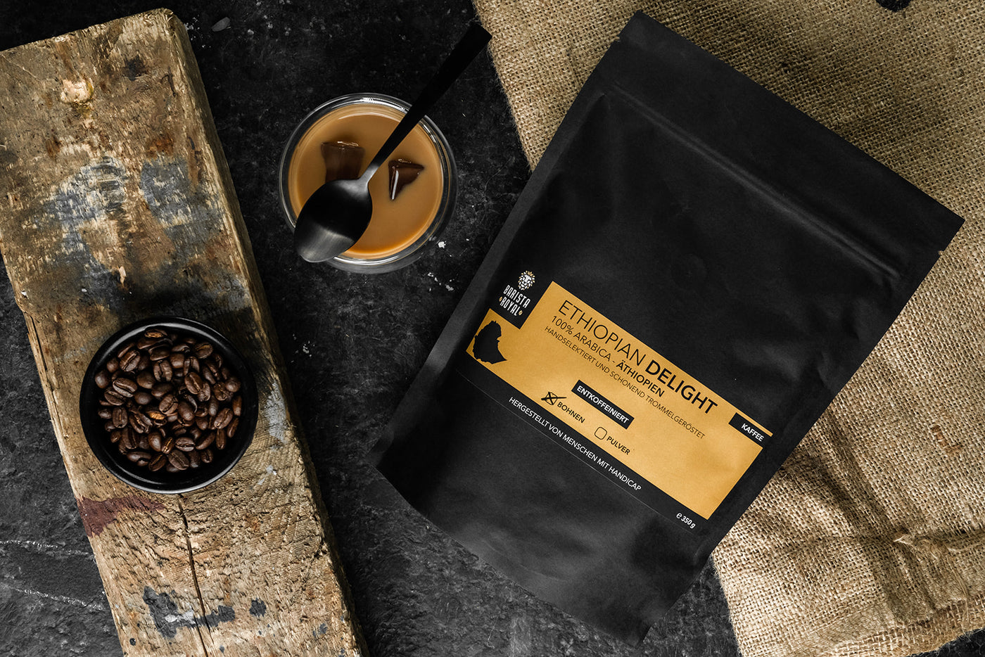 Ethiopian Delight Kaffee Barista Royal