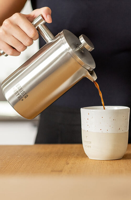 French Press Kaffee zubereiten