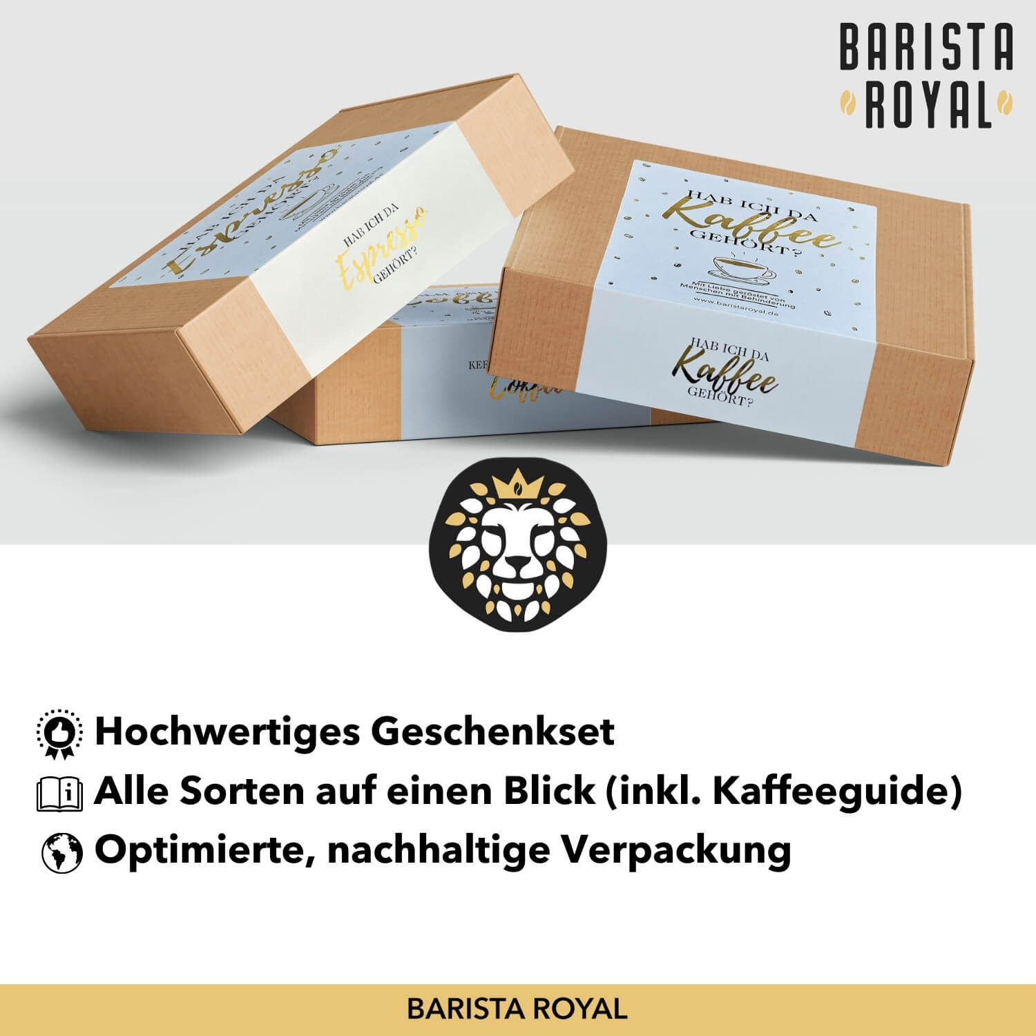 Kaffee Geschenkset von Barista Royal