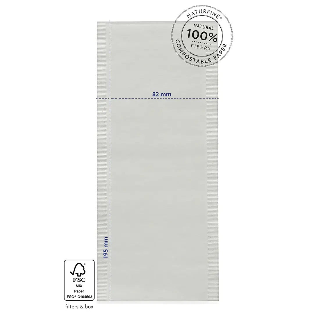 finum® Cold Brew Filter - Papier - Kaffeefilter – 60 Stk. + Clip - finum® Cold Brew Filter - Papier - Kaffeefilter – 60 Stk. + Clip - Barista Royal GmbH
