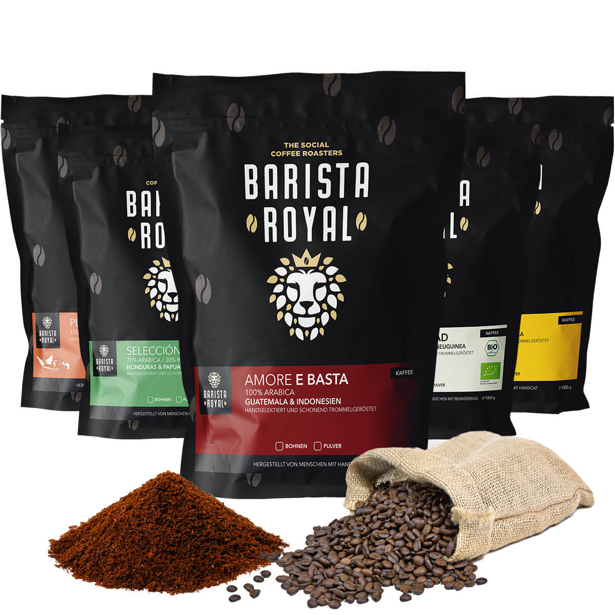 Entdeckerpaket Kaffee (5 x 350g) - Barista Royal GmbH