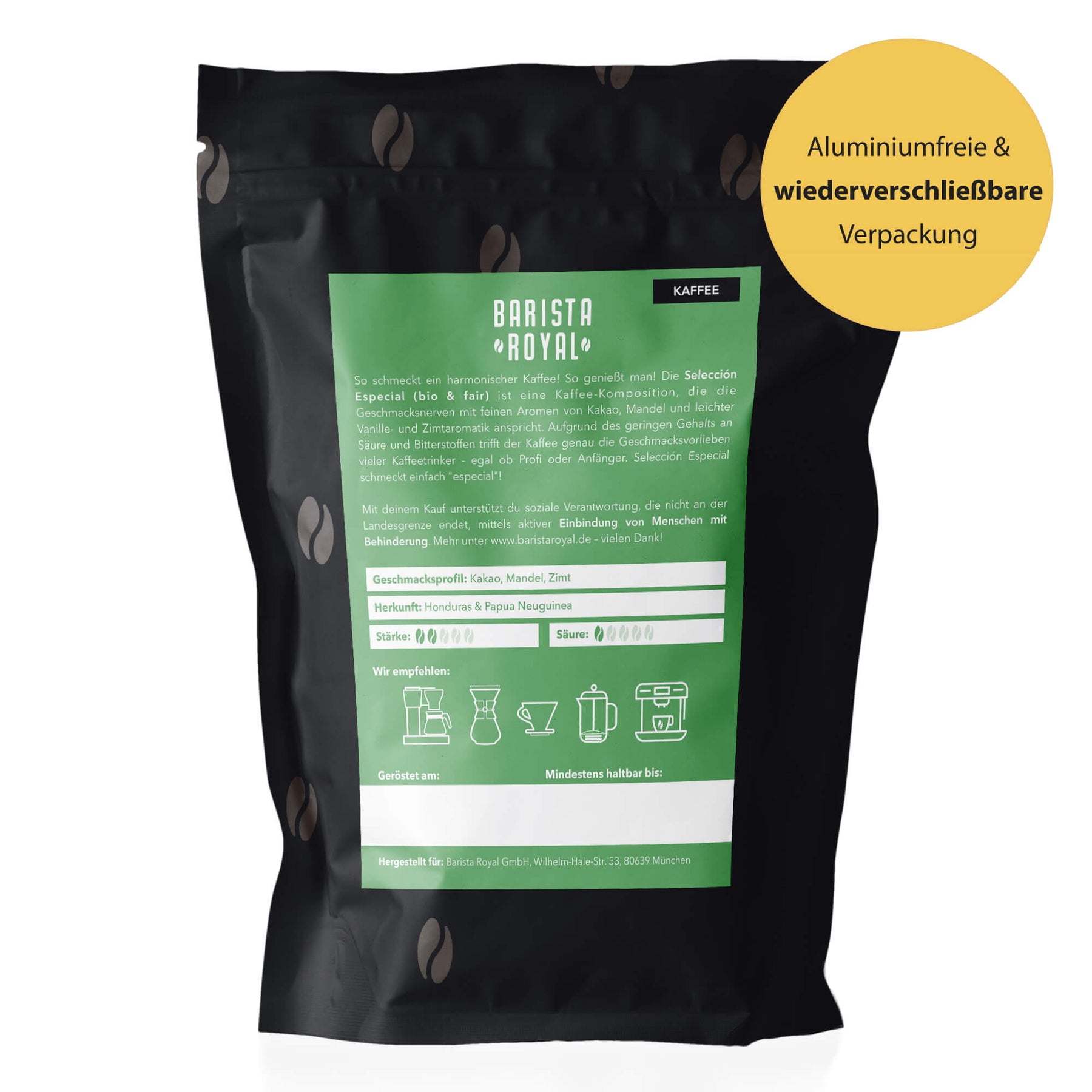 Geschenkset Kaffee mit schöner Tasse - Barista Royal GmbH - Geschenkset Kaffee mit schöner Tasse - Barista Royal GmbH
