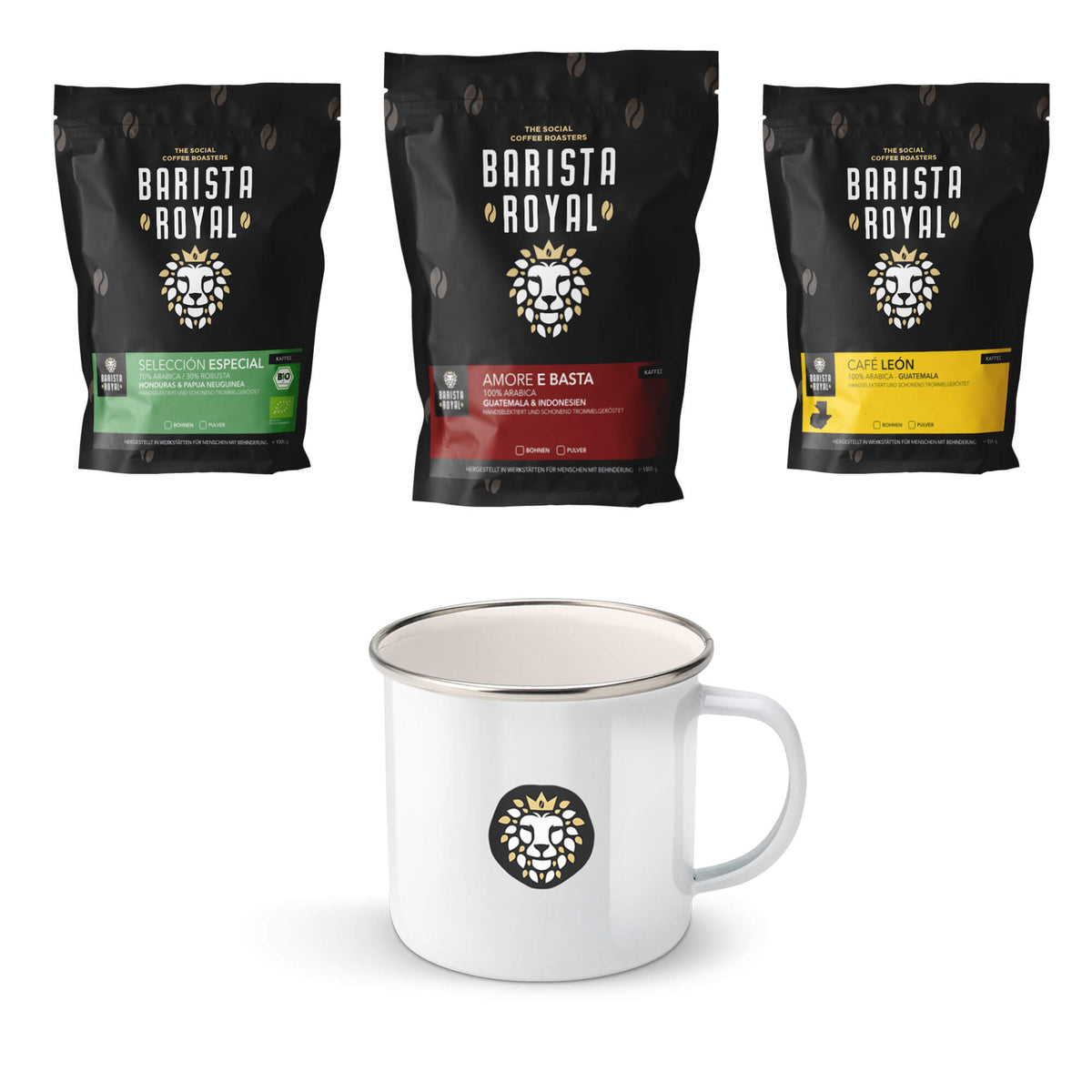 Geschenkset Kaffee mit schöner Tasse - Barista Royal GmbH - Geschenkset Kaffee mit schöner Tasse - Barista Royal GmbH