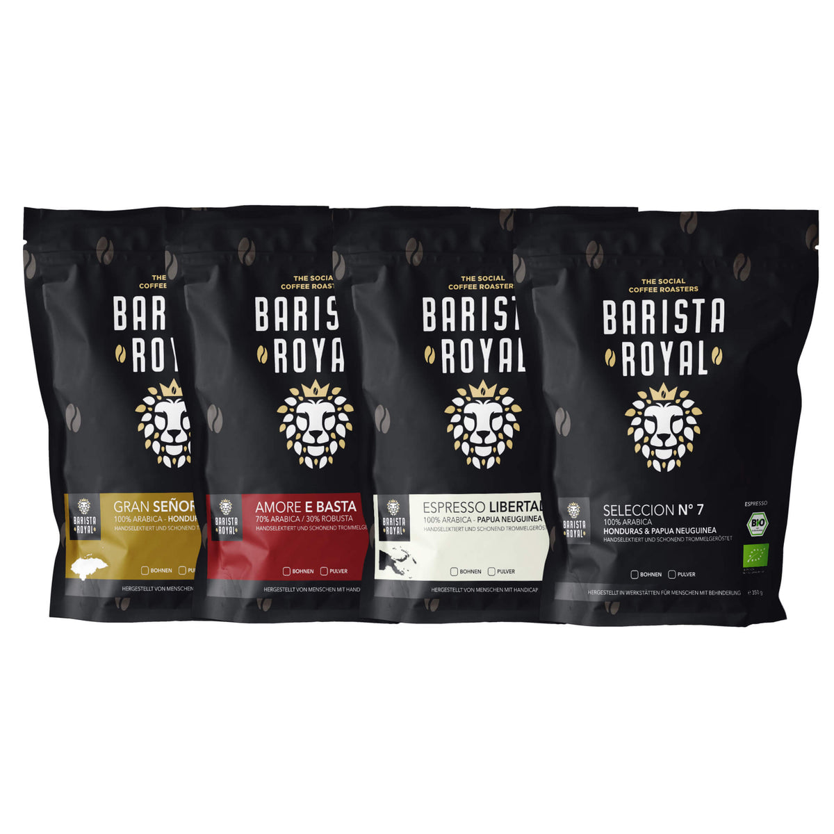 Probierpaket Espresso (4 x 100g) - Barista Royal GmbH