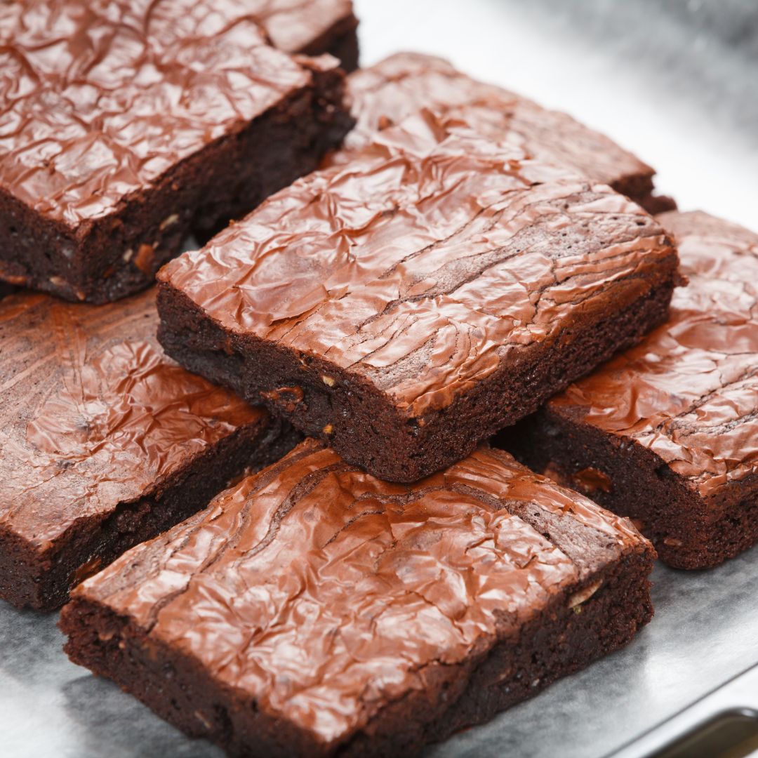 Gesunde Espresso Brownies - zuckerfrei & glutenfrei