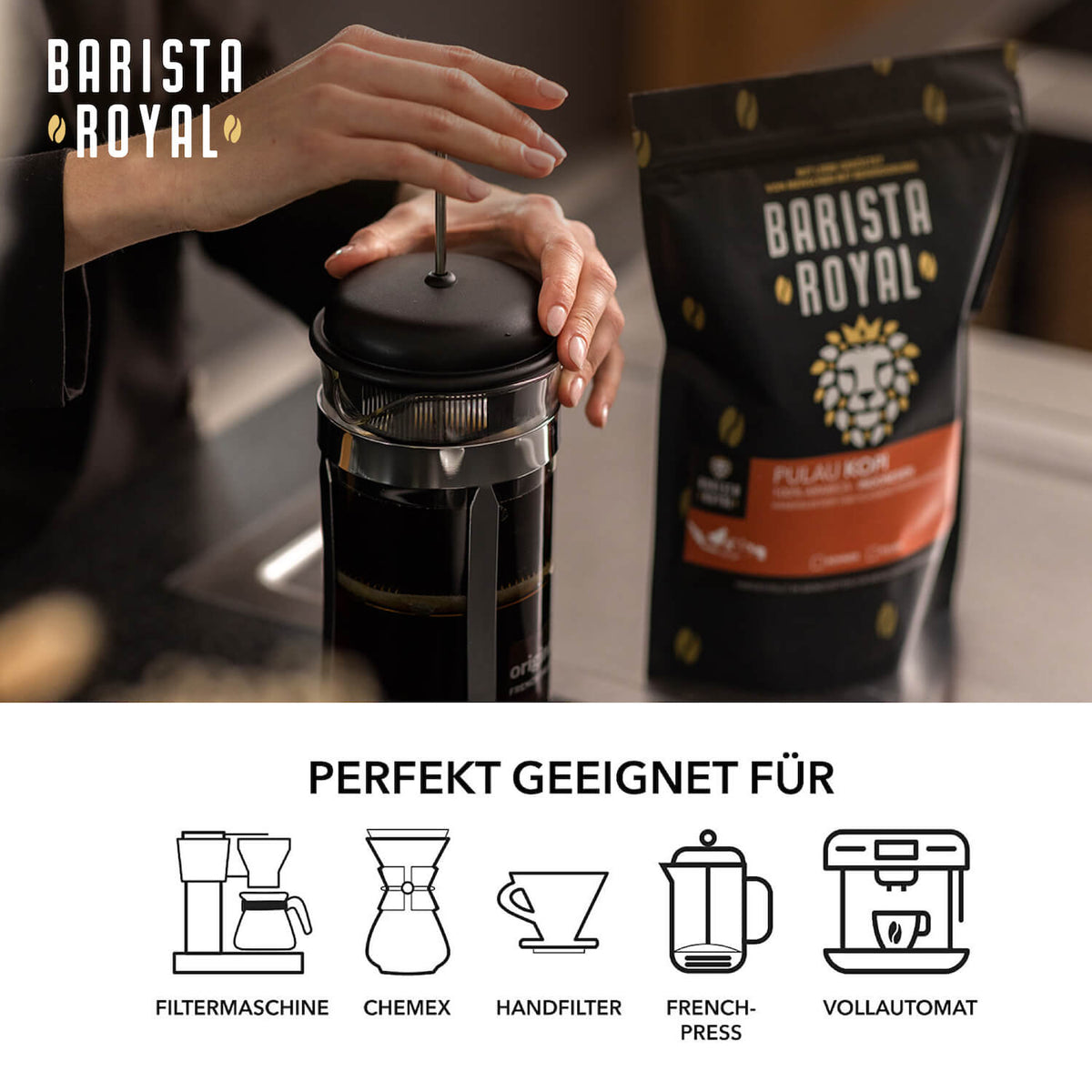 Entdeckerpaket Kaffee (5 x 350g) - Entdeckerpaket Kaffee (5 x 350g) - Barista Royal GmbH