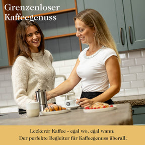 Manuelle Kaffeemühle mit hochwertigem Keramikmahlwerk