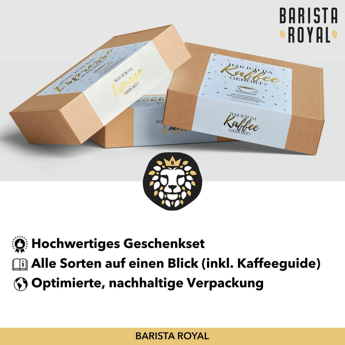 Kaffee Geschenkset von Barista Royal