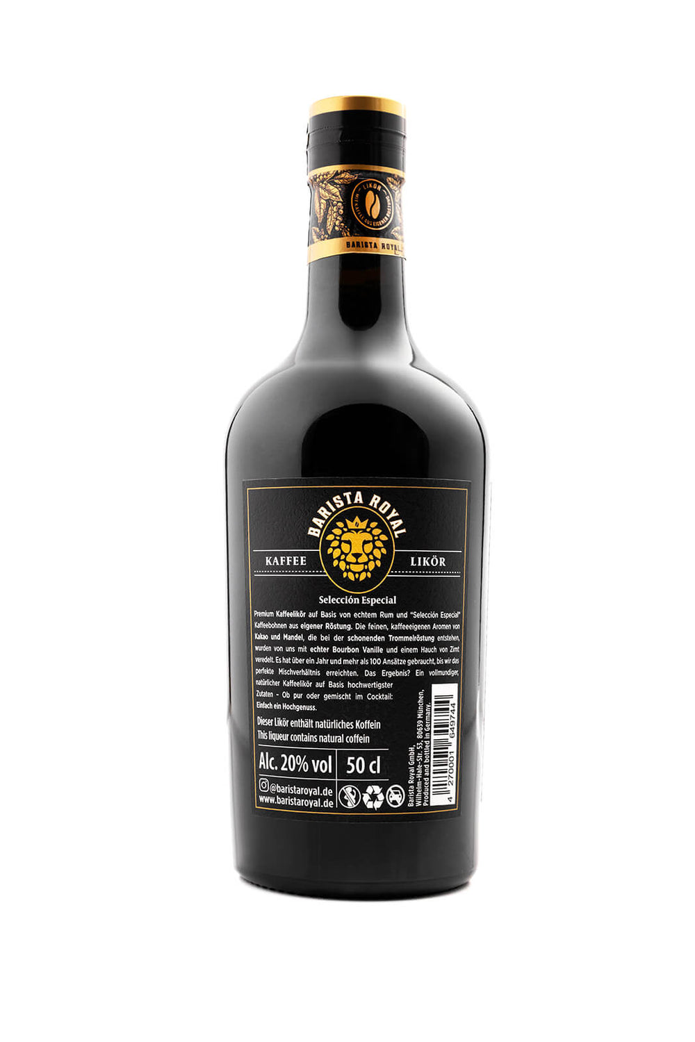 Premium Kaffeelikör: Trommelgerösteter Kaffee trifft auf edlen Rum